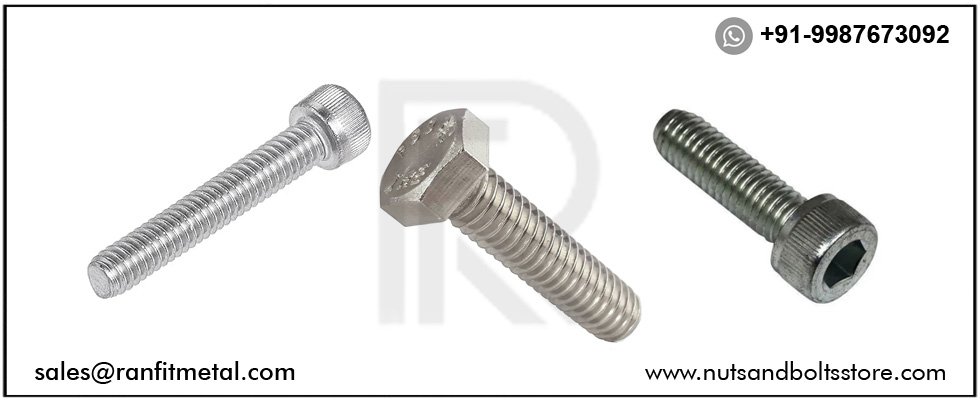 SS Hex Head Cap Screws