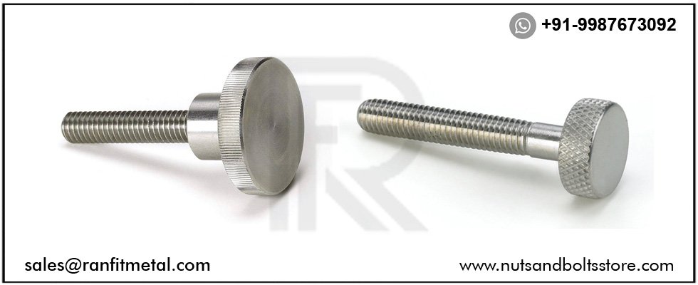 SS Knurled Screws