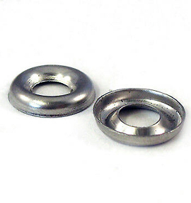 304 SS Mill Finish 1/4" Stainless Washer 6" OD x 3/4" ID Ring HRAP 
